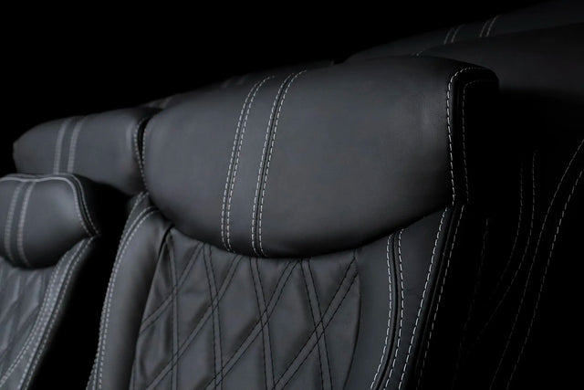 Robinson R44 Custom Stitched Leather Interior Seats | Black |
