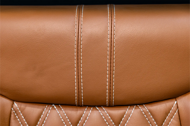 Robinson R44 Custom Stitched Leather Interior Seats | Tan |
