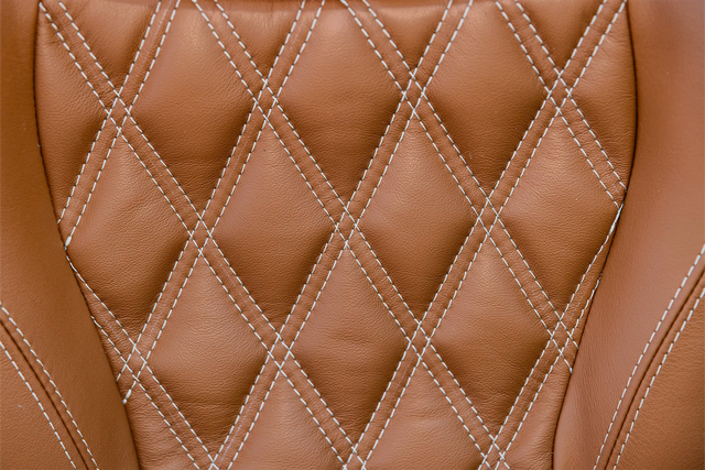 Robinson R44 Custom Stitched Leather Interior Seats | Tan |