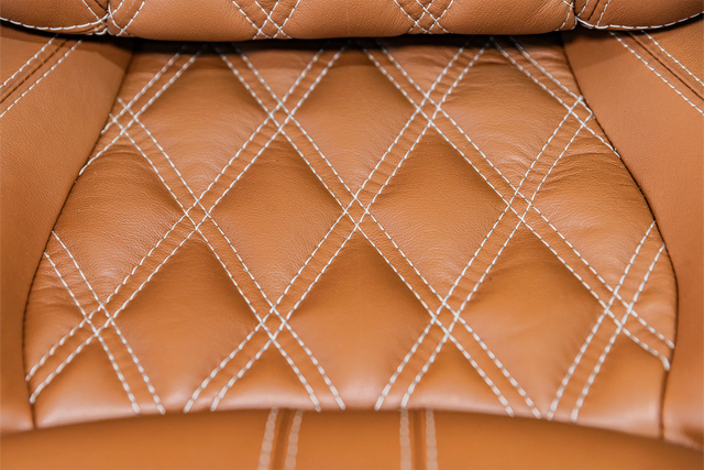 Robinson R44 Custom Stitched Leather Interior Seats | Tan |