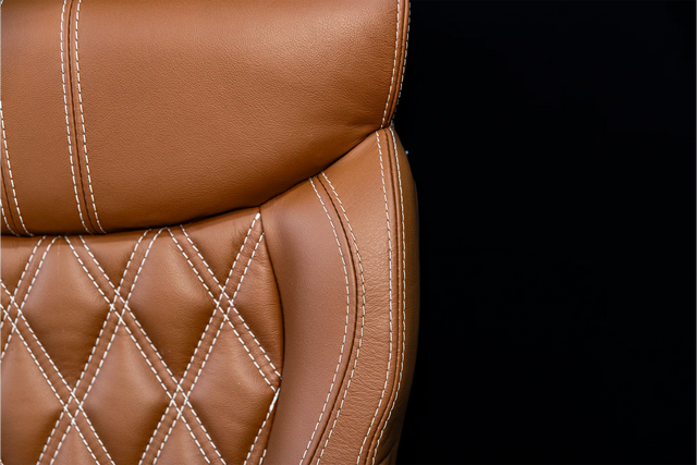 Robinson R44 Custom Stitched Leather Interior Seats | Tan |