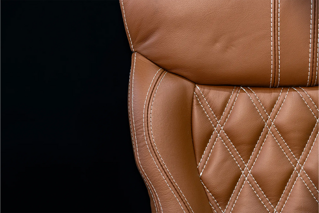 Robinson R44 Custom Stitched Leather Interior Seats | Tan |