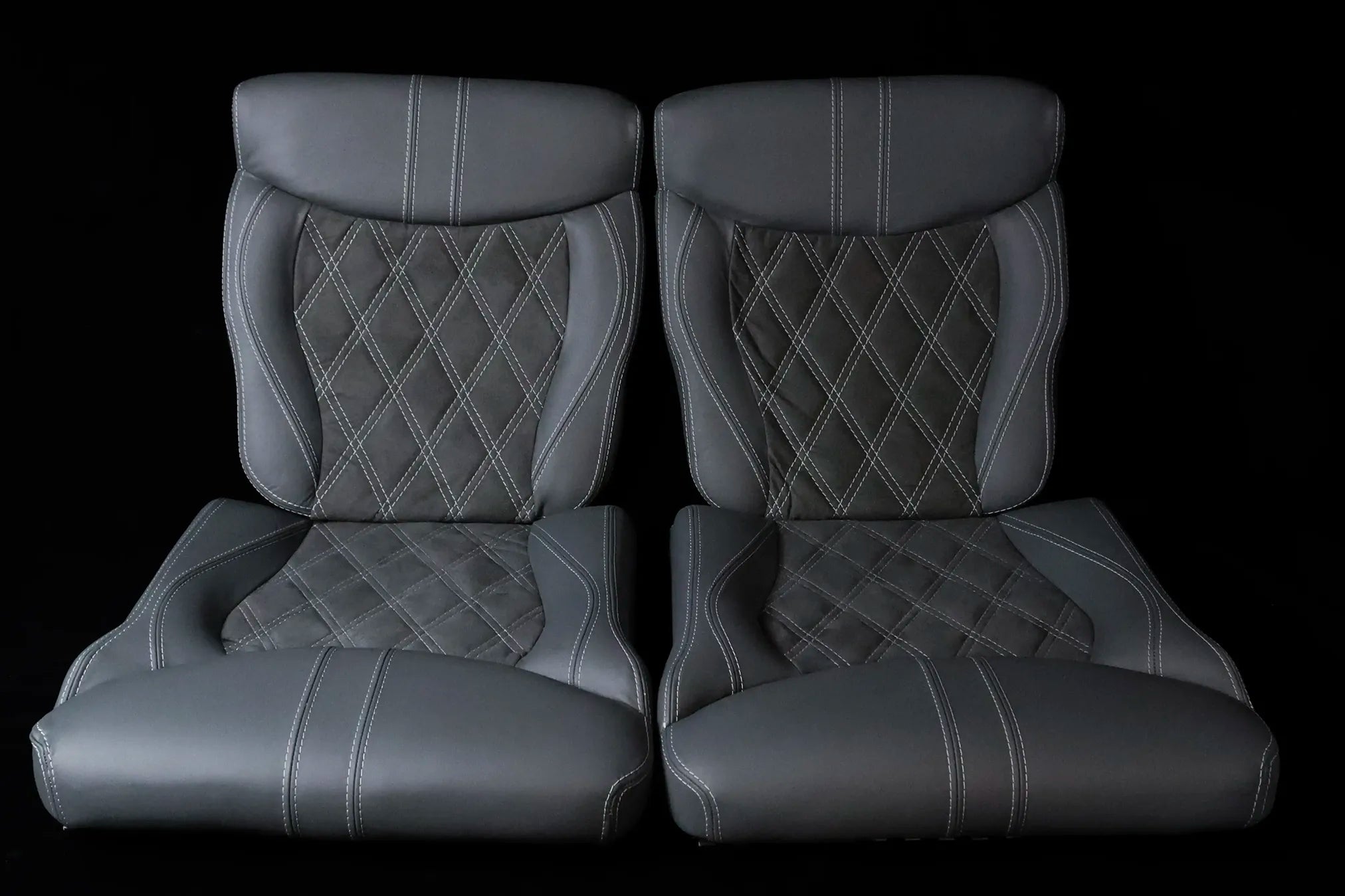Robison R44 With Custom Vip Seats Robinson R44 Gray Custom Interior Seat Kit – InFlight Interiors
